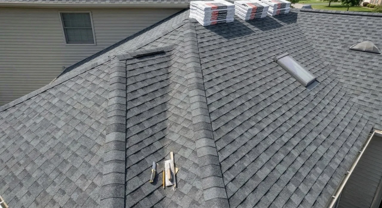 Finished roof detail