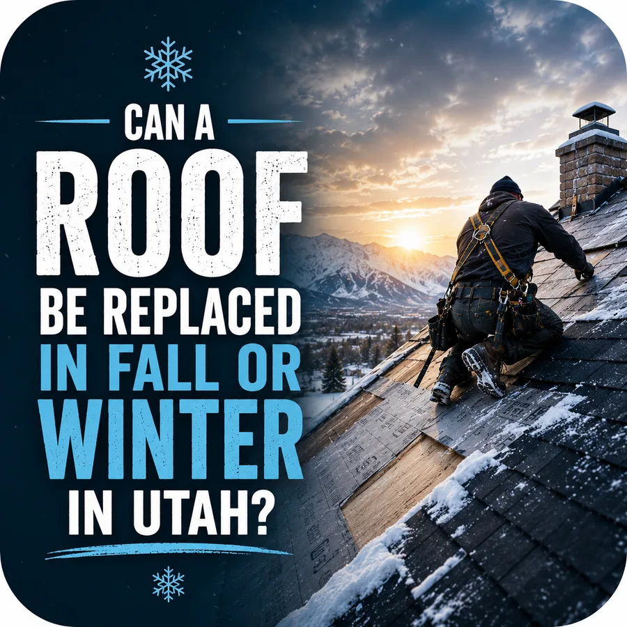 Can a Roof Be Replaced in Fall or Winter in Utah? – All Star Roofing