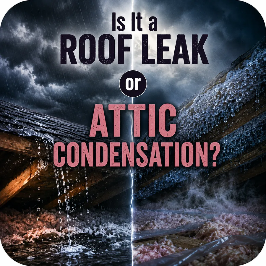 Is It a Roof Leak or Attic Condensation? – All Star Roofing