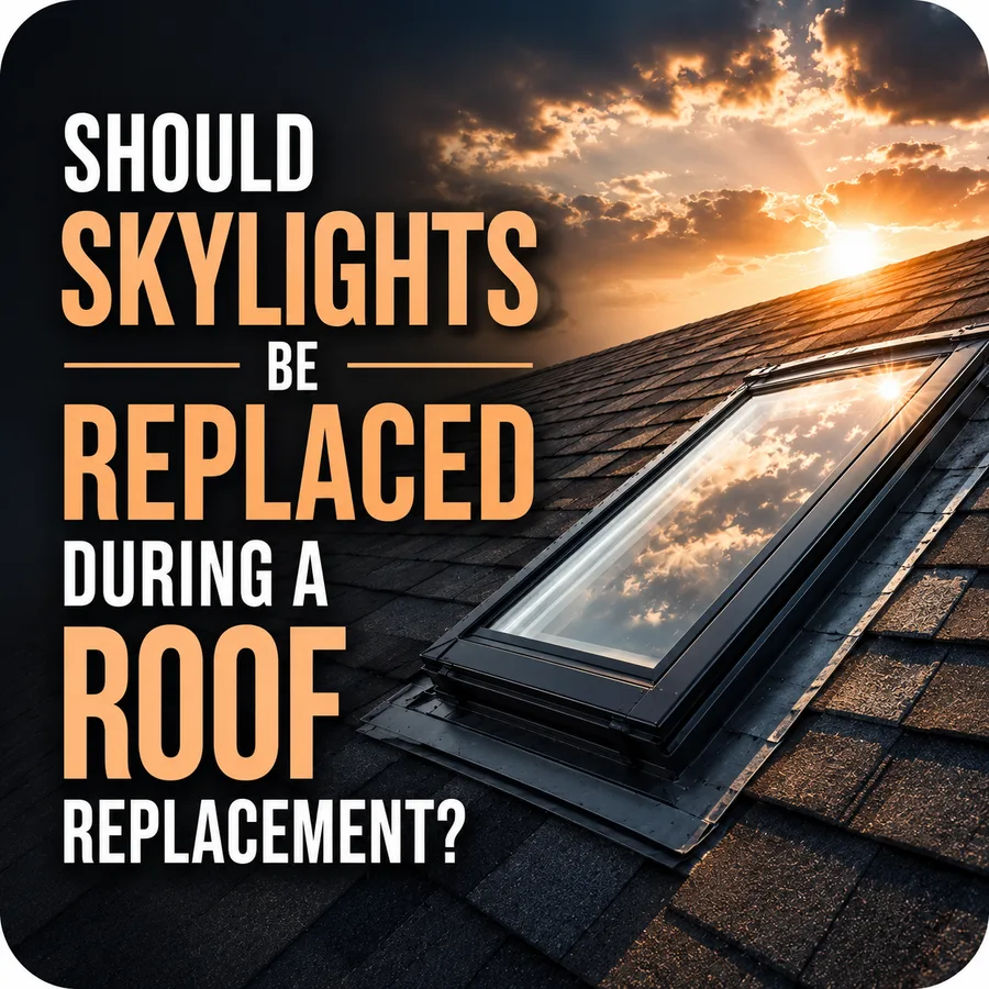 Should Skylights Be Replaced During a Roof Replacement? – All Star Roofing