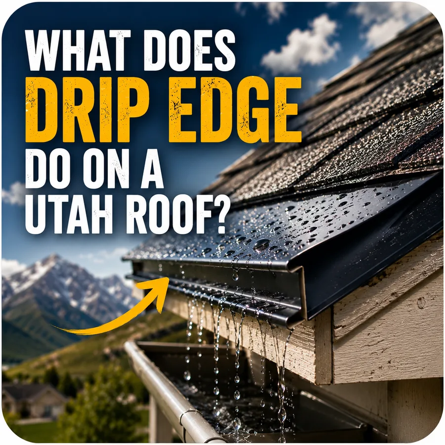 What Does Drip Edge Do on a Utah Roof? – All Star Roofing