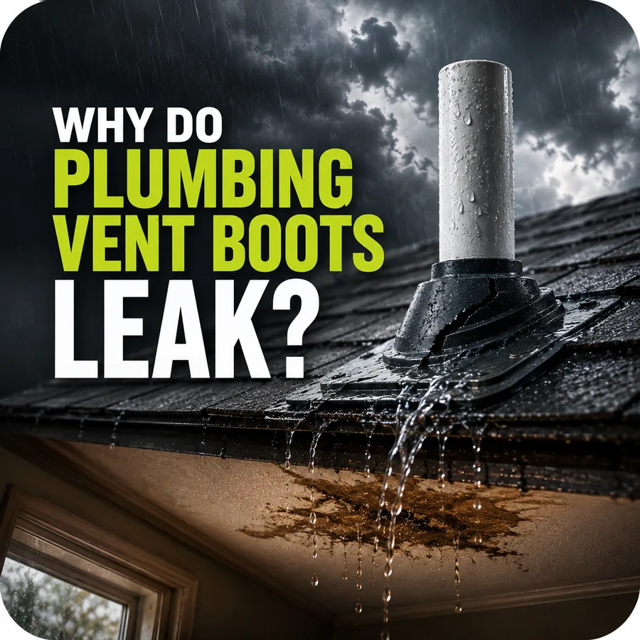 Why Do Plumbing Vent Boots Leak? – All Star Roofing