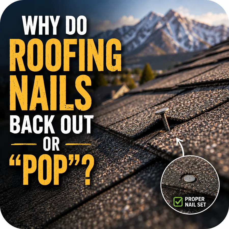 Why Do Roofing Nails Back Out or “Pop”? – All Star Roofing