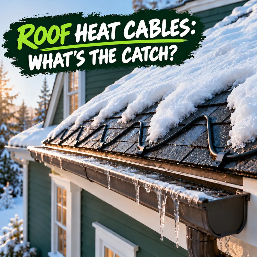 Can Roof Heat Cables Prevent Ice Dams? – All Star Roofing