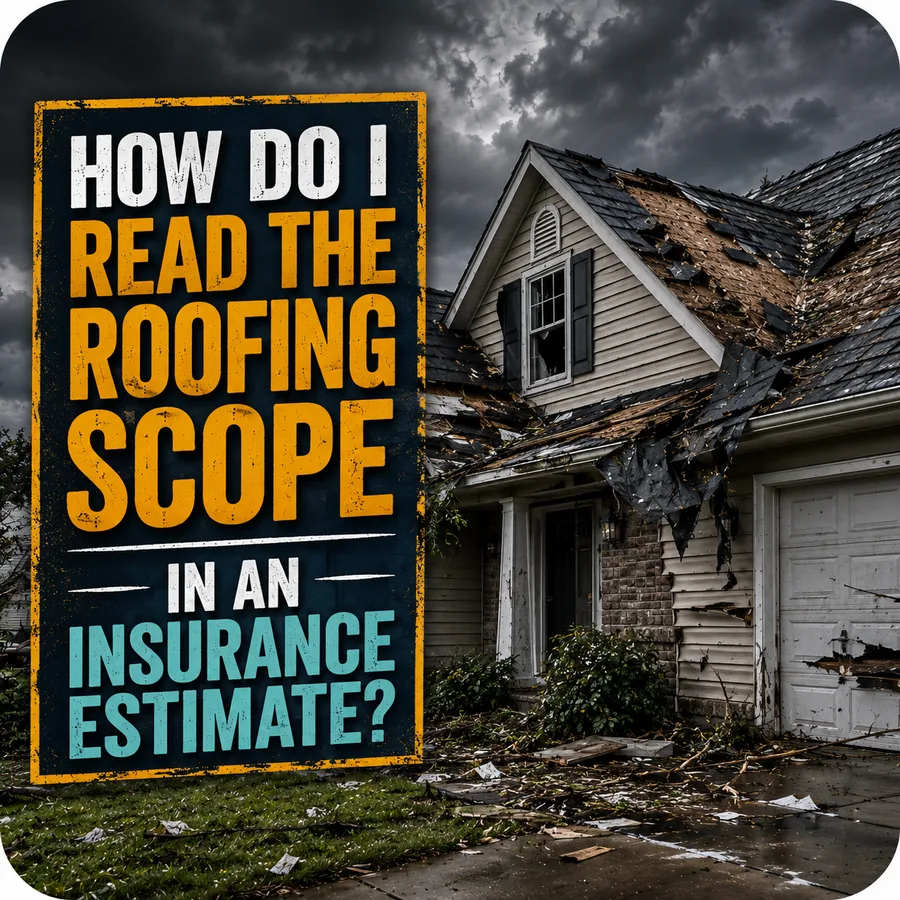 How Do I Read the Roofing Scope in an Insurance Estimate? – All Star Roofing
