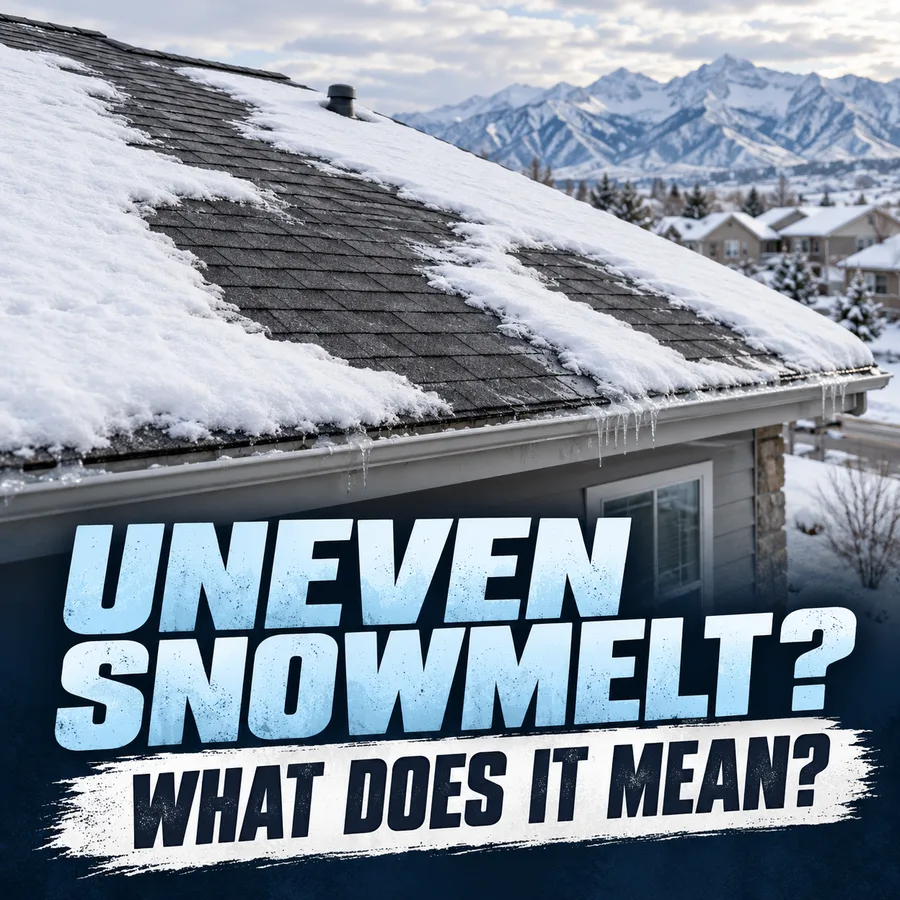 What Does Uneven Snowmelt on a Roof Mean? – All Star Roofing