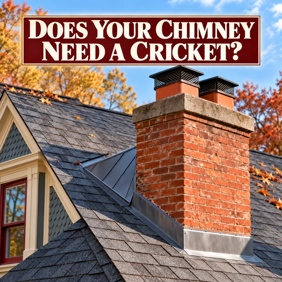 What Is a Chimney Cricket, and Does Your Roof Need One? – All Star Roofing